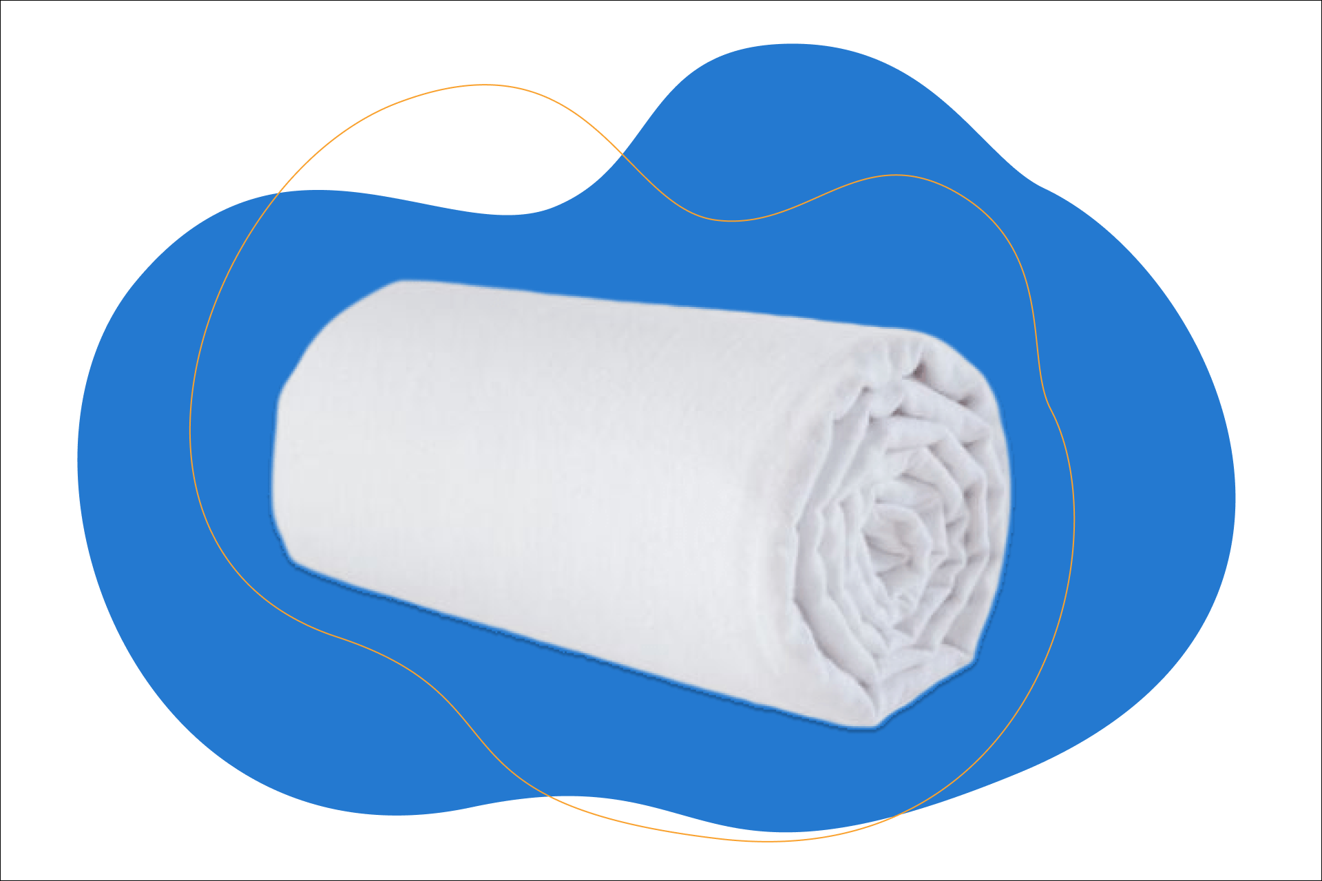 Matras Like is een opgerold Latex matras